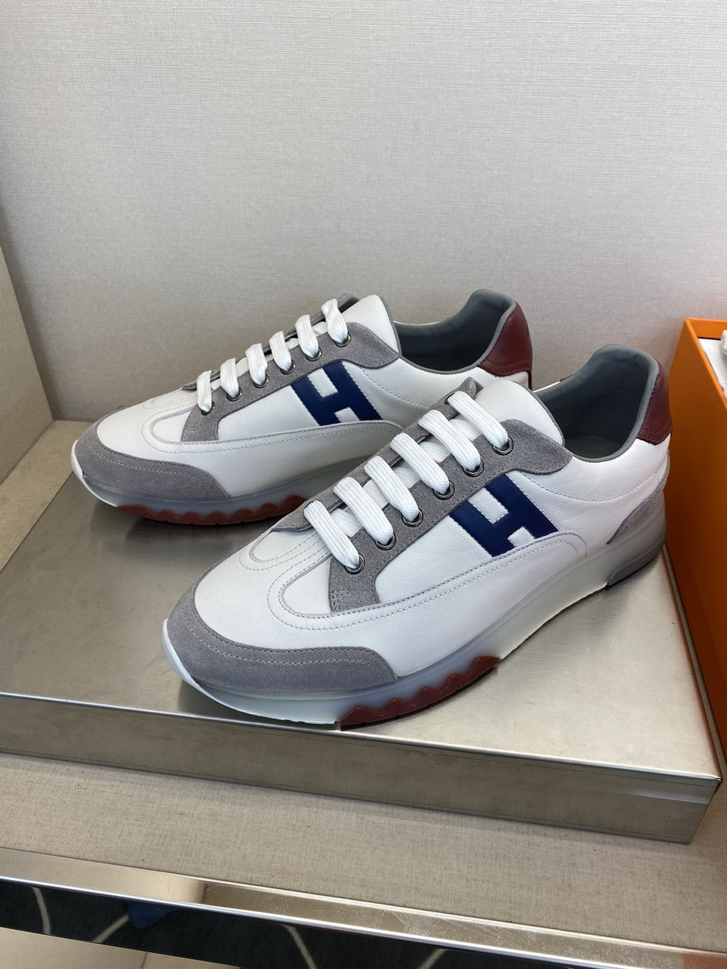 Men's Color-Block Low-Top Sneakers — front