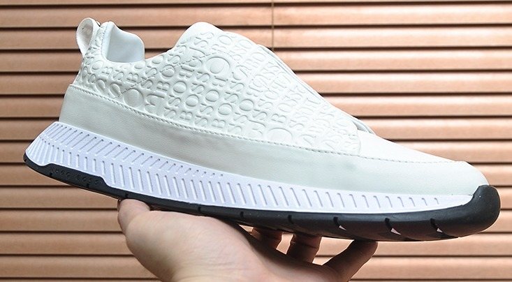 Hugo Boss Textured Low-Top Sneakers — hero