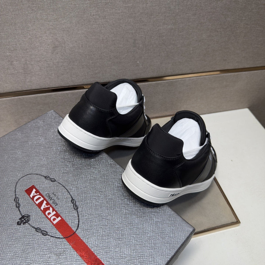 Prada Men's Low-Top Lace-Up Sneakers — back