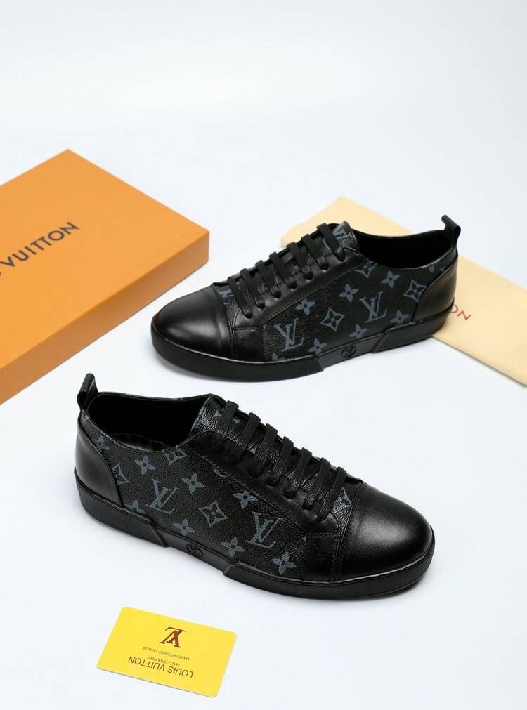 Louis Vuitton Monogram Panel Sneakers — side